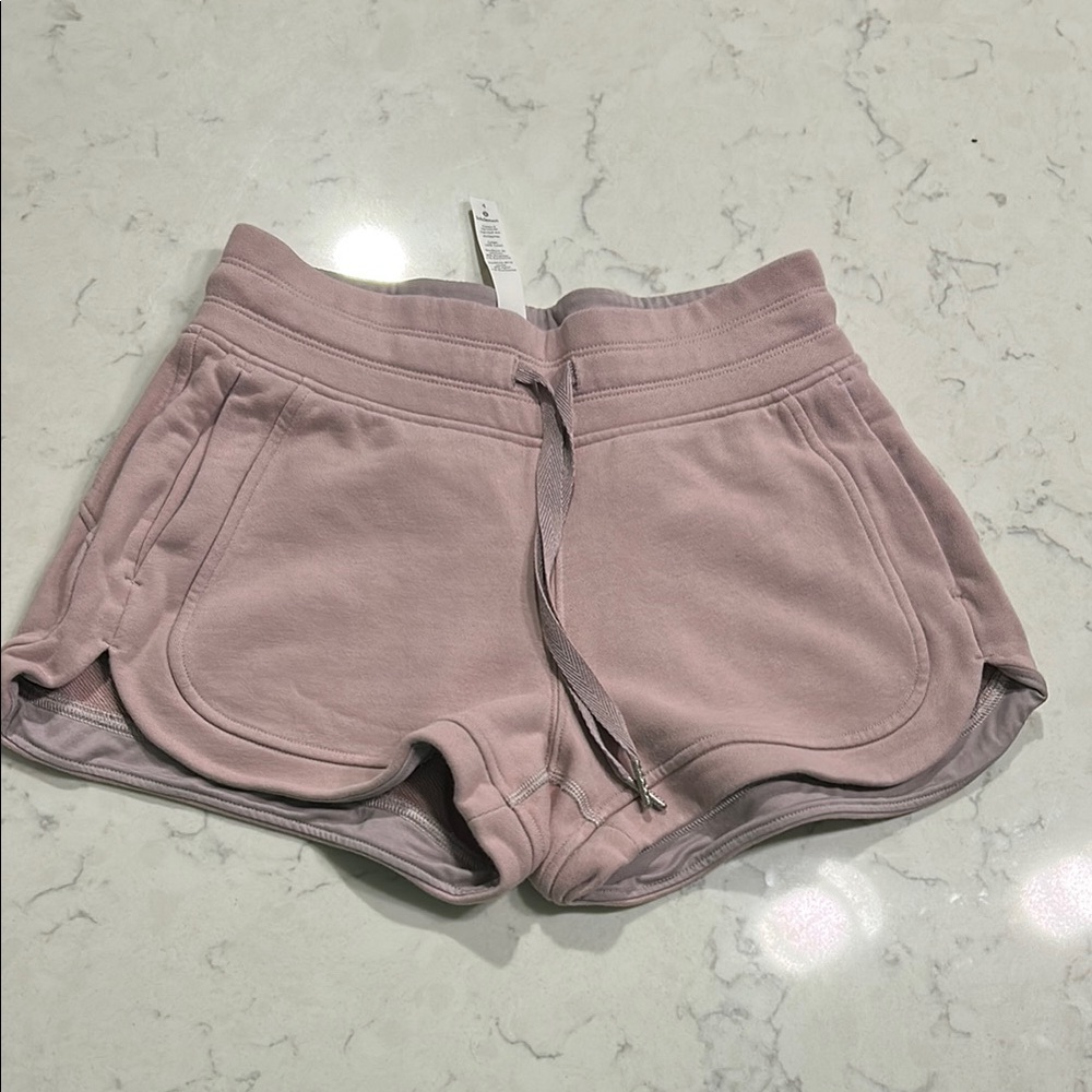 Lululemon Athletica Pink Athletic Shorts with Elastic Waistband